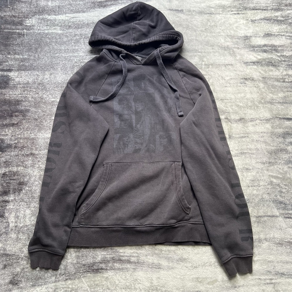 Taylor Swift‎ Hoodie The Eras Tour Dates Official Merch Faded Black Size Medium